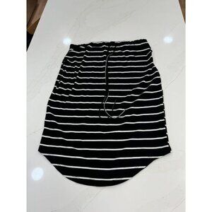 skirt SHEIN size medium striped black and white